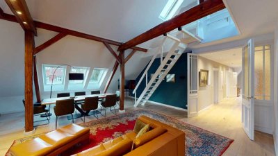 Großzügige 4-Zimmer-Dachgeschosswohnung mit Galerie nahe Tegeler Forst in Hermsdorf