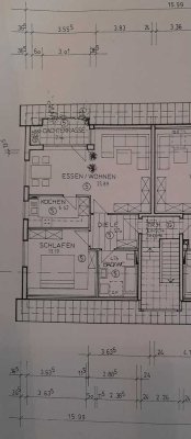 Stilvolle, gepflegte 2-Zimmer-Dachgeschosswohnung mit geh. Innenausstattung mit Balkon und EBK