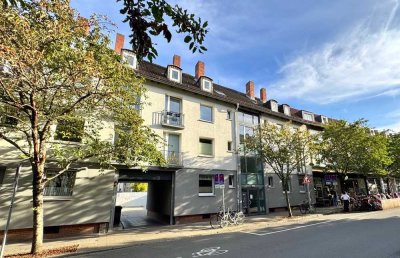 Innenstadtlage! Gepflegte Dachgeschosswohnung mit Ausbaureserve & Kfz-Stellplatz