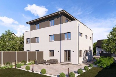 4x vorhanden, 200 QM exklusive Doppelhaushälfte mit Dachterrasse, in bester Lage, zum Preis einer Wo