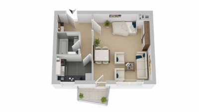 Bezugsfrei: 1- Zimmer Apartment in Top-Lage – nur 650 m vom Kurfürstendamm