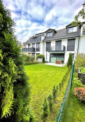 Luxus möbliertes 1,5 Zimmer Appartment, Küche, Terrasse, Garten, Garage