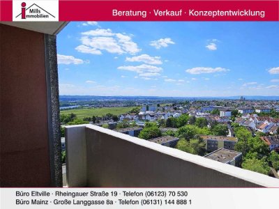 Schöne Eigentumswohnung mit Balkon und tollem Blick in guter Lage von Hochheim