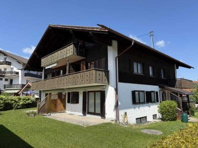 Sonnige Erdgeschosswohnung mit Terrasse und Garten in Bad Kohlgrub