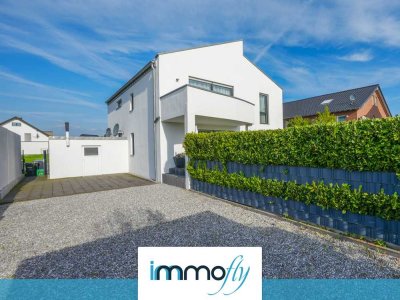 Exklusive Etagenwohnung in Erkelenz: Voll möbliert, Dachterrasse, Garten und modernes Design