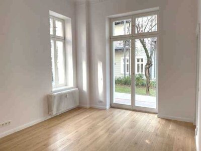 TOLLE ALTBAUWOHNUNG IN NEUBAUQUALITÄT MIT  TERRASSE UND GARTEN -ABSOLUT RUHIG