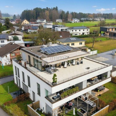 !!! PREISREDUKTION !!! Exklusive Penthouse-Wohnung | 188m² Terrasse | Koblach | Bergblick | TG-Stellplatz