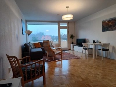 Helle City-Oase mit Weitblick: 1-Zimmer-Wohnung mit Balkon & Tiefgarage im Westlichen Ringgebiet