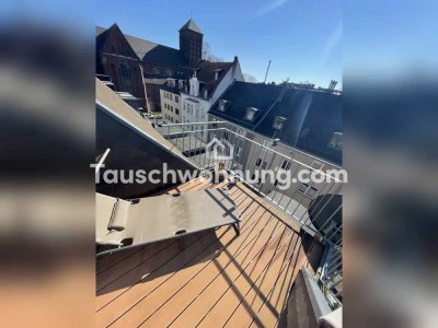 Tauschwohnung: 2 Zimmer Maisonette Wohnung in Nippes (Balkon + kl.Gart.)