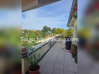 Tauschwohnung: Charmante 4-Raum-FAMILIEN-Wohnung mit zwei Dachterrassen
