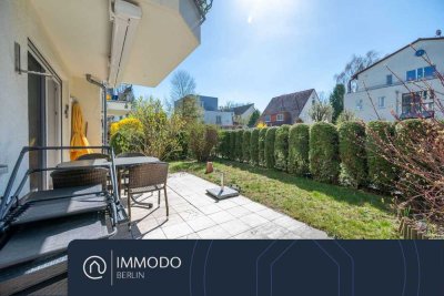 � Familientraum mit Grüner Oase - helle 4 Zimmer Garten Maisonette Wohnung mit Süd-West Terrasse