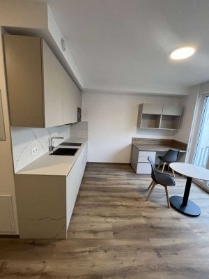 *Exklusive vollmöblierte 1-Zimmer-Neubauwohnung mit Balkon in Darmstadt-Bessungen!*