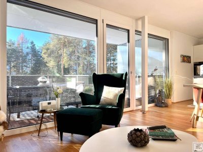 RESERVIERT!!!Exklusives Wohnen in Mieming - Stilvolle 3-Zimmer-Gartenwohnung mit Terrasse &amp; Balkon