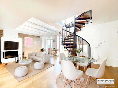 IM HERZEN DER STERNSCHANZE - Maisonettewohnung mit Kamin, Dachterrasse & Tiefgarage!