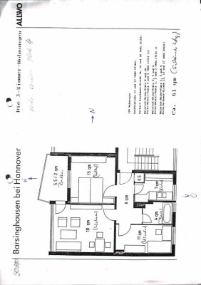 Attraktive und gepflegte 3-Zimmer-Wohnung mit Balkon in Barsinghausen