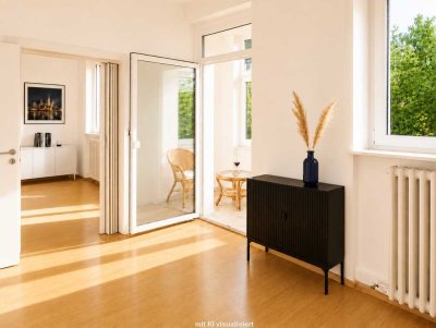 Neu-Westend am Brixplatz: freie, gepflegte Altbauwohnung, ohne Käuferprovision