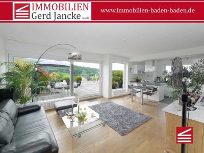 Baden-Baden, attraktive Terrassenwohnung mit Aufzug und Garage