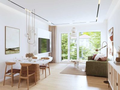 Exklusives Wohnen im Grünen – Moderne 2-Zimmer-Wohnung nahe Berlin