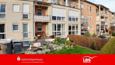 Komfortable Wohnung mit Garten!