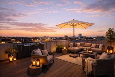 OVER THE TOP AM KURFÜRSTENDAMM mit 50 m² Rooftop-Terrasse