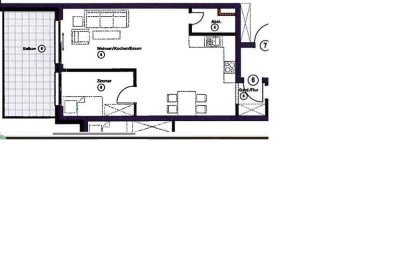 neuwertige, gemütliche Singlewohnung