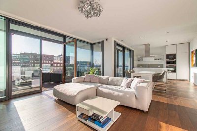Exklusive Terrassenwohnung mit Hafen- & Elbblick!