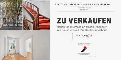 Stuck, Höhe & Südstadtflair – Denkmalgeschütztes 4-Parteien MFH mit Leerstand & Potenzial in Bonn