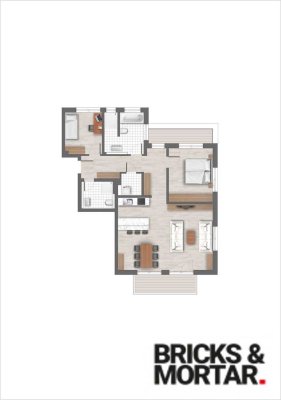 Idealer Grundriss - NEUBAU - 3,5  Zimmer Wohnung mit zwei Balkonen in ruhiger Wohnanlage