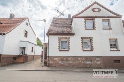 STORCHENNEST - renovierungsbedürftige Doppelhaushälfte mit Garten & Garage in Neunkirchen!