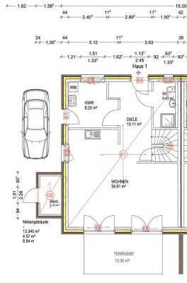 Neuwertiges Einfamilienhaus (Doppelhaushälfte) mit 5 Zimmern in Kirchlinteln