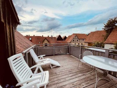 Charmante Doppelhaushälfte mit Dachterrasse & Kamin – saniert, einzugsbereit oder vermietbar