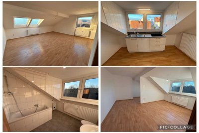 Schöne ca. 78 qm Dachgeschosswohnung mit Einbauküche