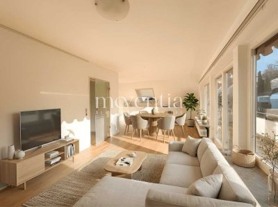 2-Zi.-Wohnung mit großem Süd-West-Balkon