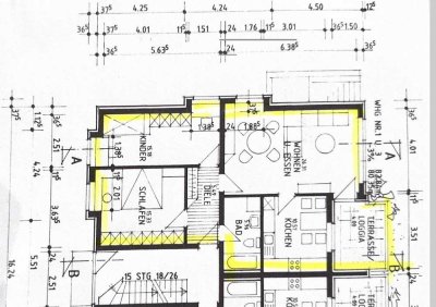 3-Zimmer Erdgeschosswohnung mit Garten in Bad Laer