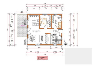 Traumwohnung mit Balkon (Vogesenblick): exklusive 3-Zimmer-Wohnung in Bad Bellingen