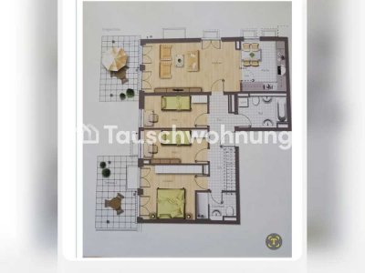 Tauschwohnung: 4-Zimmer Gartenwohnung