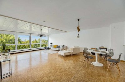 Exklusives Penthouse in Durlach – Dachterrasse mit Panoramablick auf den Turmberg