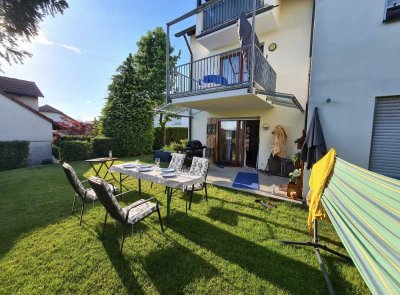 Schöne 3 Zimmer EG-Wohnung mit großzügigem Garten und TG-Stellplatz