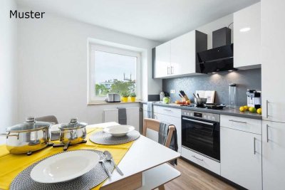 Praktische  3-Zimmer-Wohnung mit sonnigem Balkon!