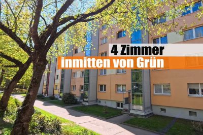 Größe erleben! 4 Zimmer mit Aufzug, 2 Bäder und Sonnenbalkon!