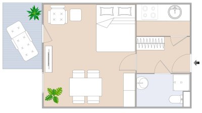 Gemütliche 1-Zimmer-Wohnung mit Balkon im 1. Stock