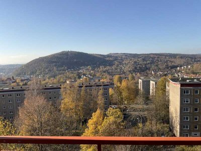 2-Raumwohnung mit phantastischer Aussicht über Suhl
