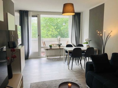 Moderne möblierte 2-Raum-Whg mit Balkon und EBK in HH-Groß Borstel