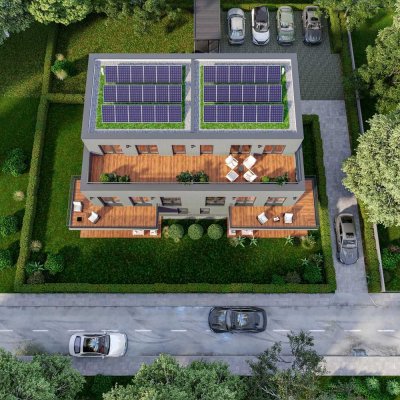 luxuriöses 3-Zi-Maisonette mit Balkon im OG & Dachterrasse im DG