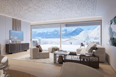 Family living deluxe: 4-Zimmer Garten/Poolwohnung, spektakulärer Wolfgangseeblick