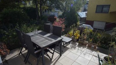 Geschmackvolle 3-Raum-Wohnung mit Terrasse und Garten in Bensheim