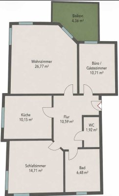 Wohnen mit Charakter: 3-Zimmer-Wohnung in Solingen