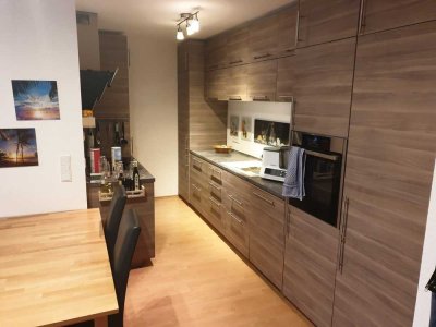Exklusive 3-Zimmer-Terrassenwohnung mit gehobener Innenausstattung, großem Garten, EBK in Leimen