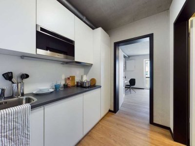 DIE ZIMMEREI | Möblierte 1-Zimmer-Wohnung in Köln Deutz für Studierende + Auszubildende | Large Bude