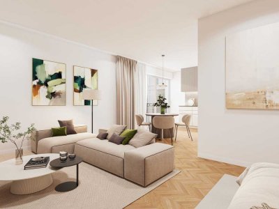 Helle Neubauwohnung mit Südausrichtung im Kö-Karree - nur 80m von der Königsallee entfernt